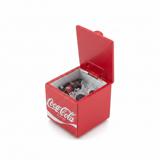 Miniature Coca-Cola Classic Ice Cooler – Dollhouse Collectible