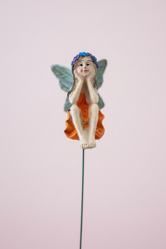 Dreaming Fairy Garden Stake