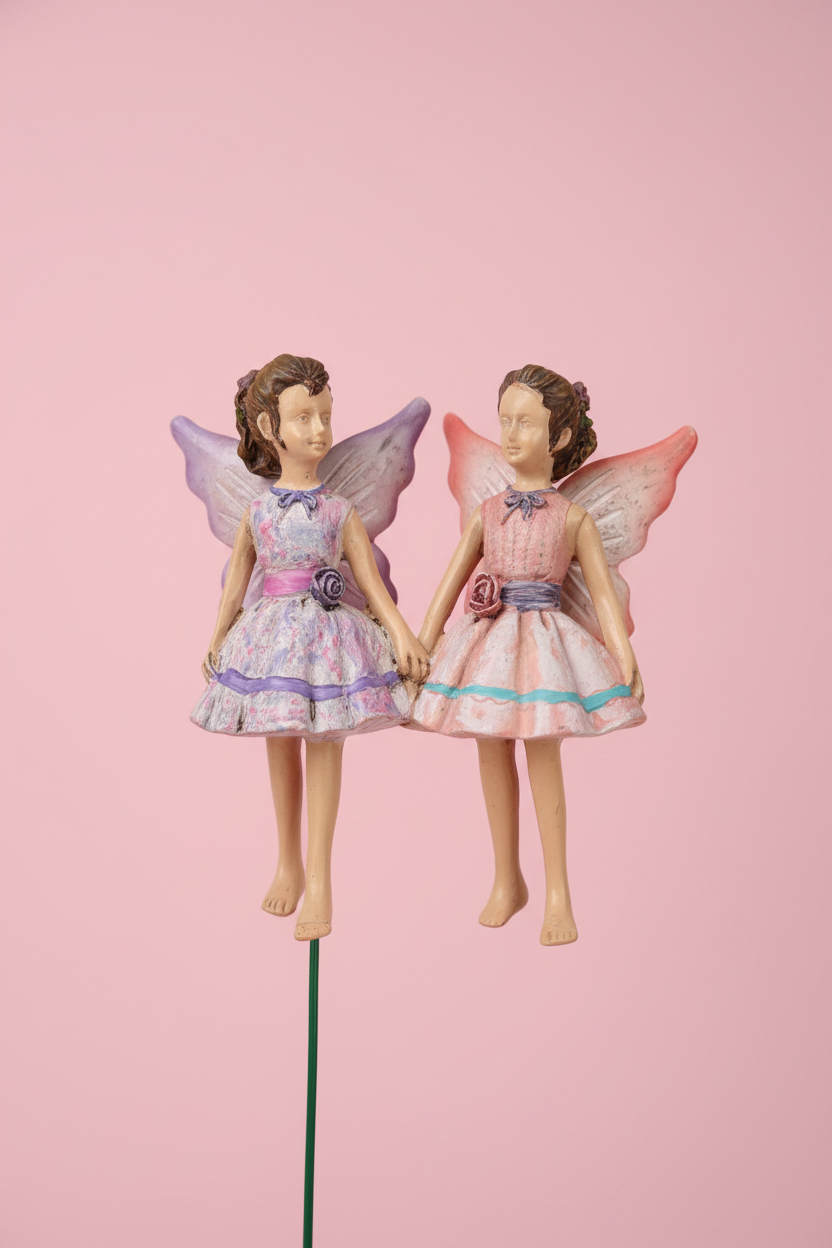 Two Fairy Friends Holding Hands | Fairy Figurines