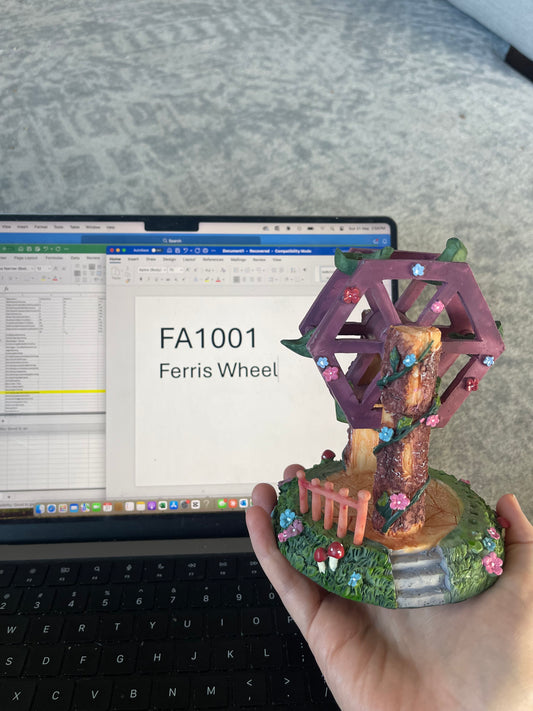 Fairy Ferris Wheel – Miniature Fairy Garden Centrepiece