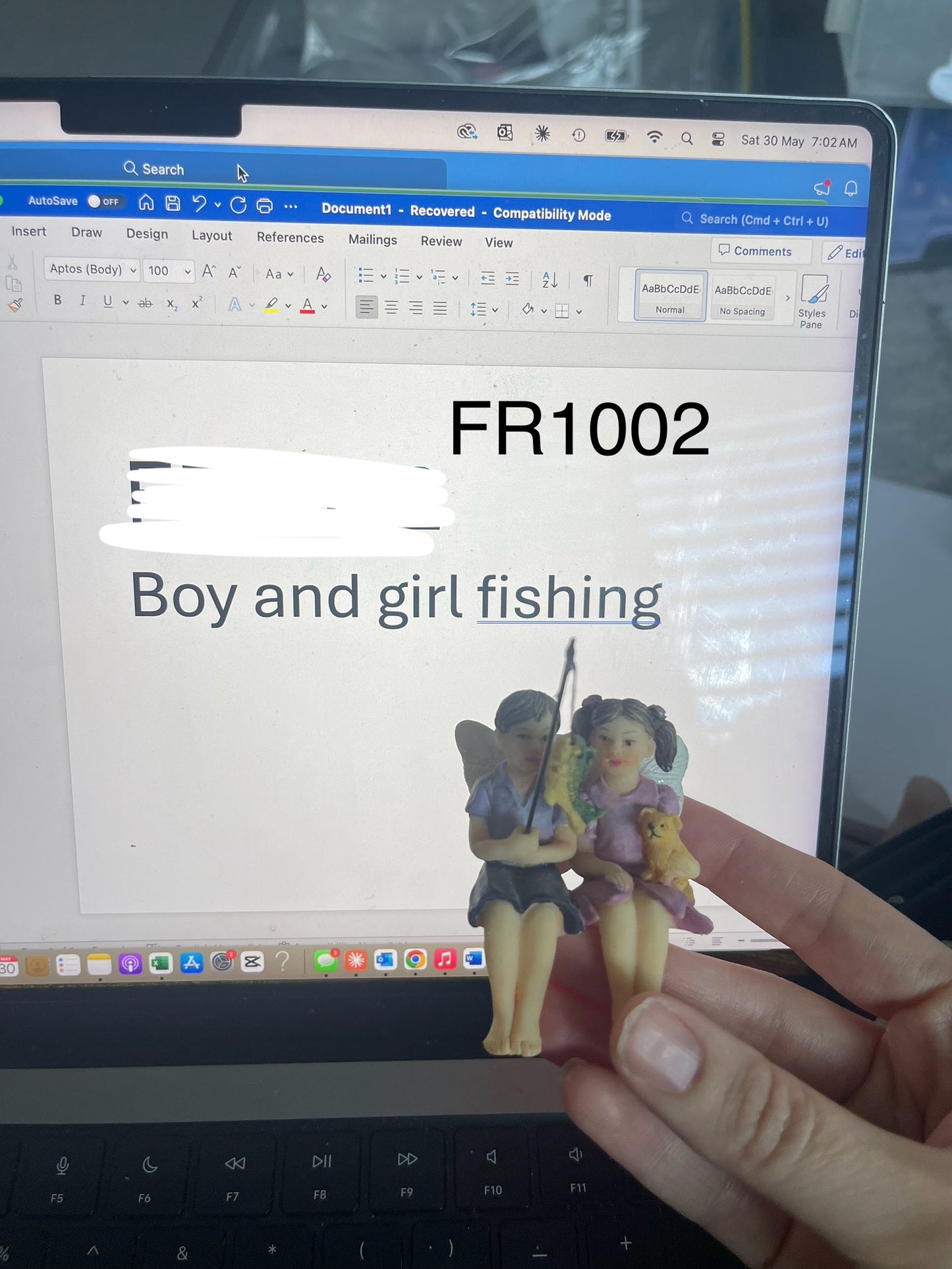 Boy & Girl Fairies Fishing Together