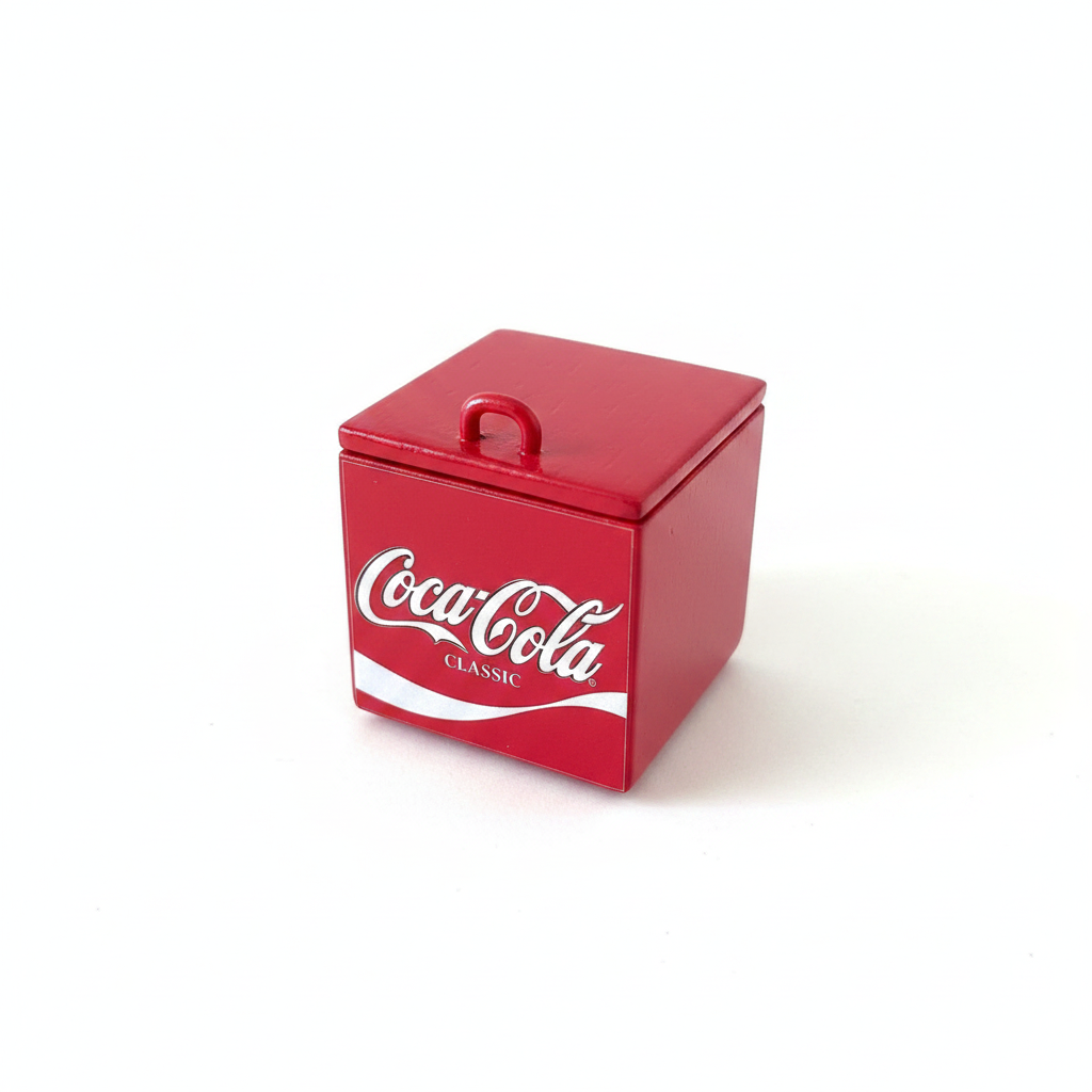 Miniature Coca-Cola Classic Ice Cooler – Dollhouse Collectible