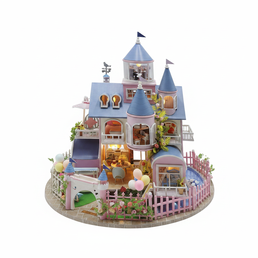Fairy Tale Castle DIY Miniature Kit