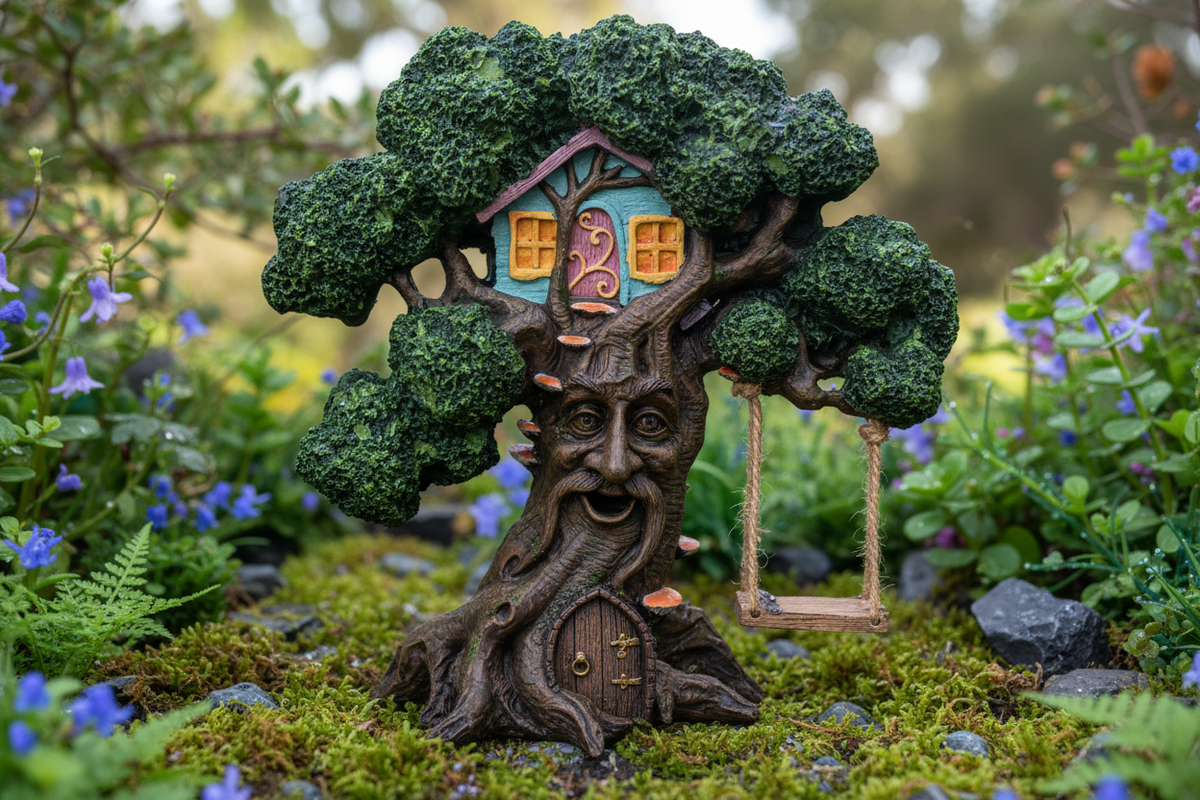Enchanted Old Tree Fairy House – Photorealistic