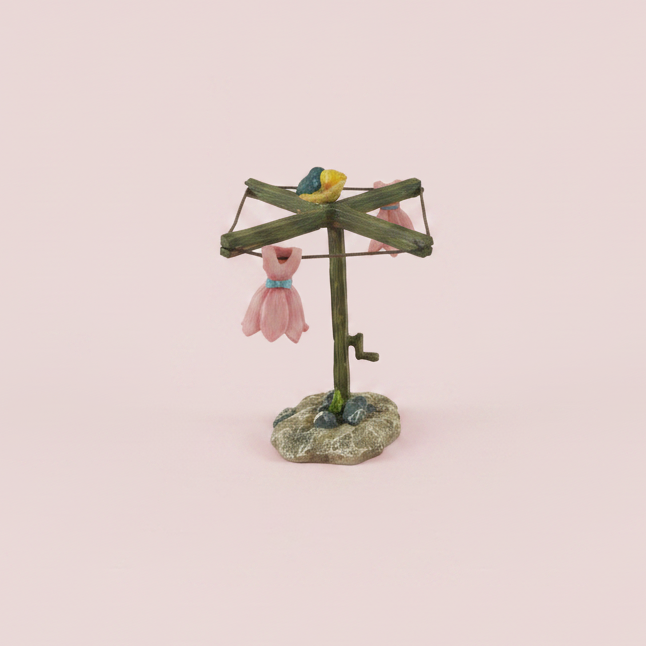 Fairy Clothesline — Pastel Pink Studio Style