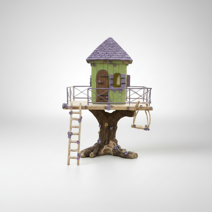 Enchanted Garden Starter Set featuring fairy tree house, toadstool table, and figurines