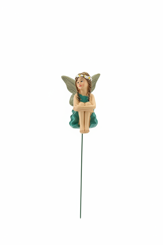Daisy Crown Fairy Garden Stake - Product Photo