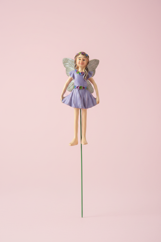 Lavender Fairy Garden Stake - Product Photo