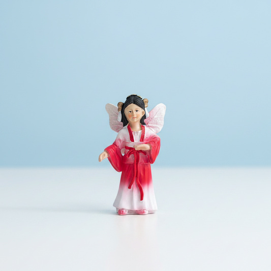 Japanese Fairy in red Kimono