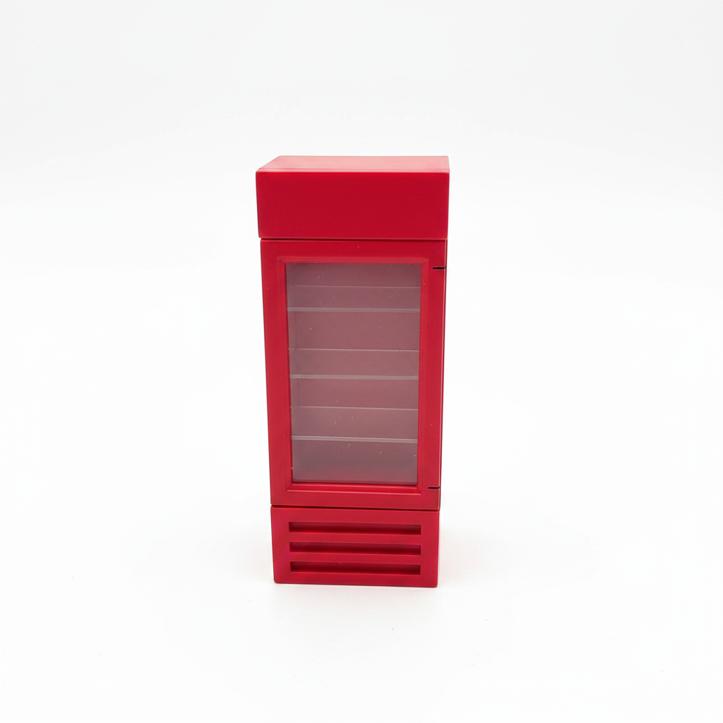 Miniature Display Fridge – Dollhouse & Fairy Garden Accessory